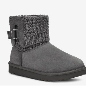 UGG Classic Solene Mini Bootie Grey size 7